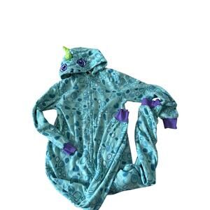 Cat‎ & Jack Narwhal Pajama Youth 7 8 Hooded Unicorn Costume Kids Pajamas